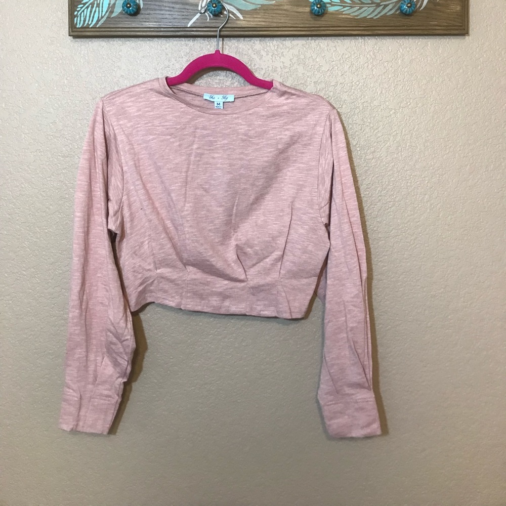 Pink Crop Top